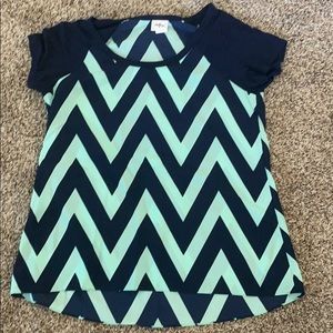 Girls chevron top